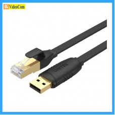 UNITEK - Y-SP02001B  USB 2.0 轉 RJ45 控制台翻轉扁平電纜 785-2776-P